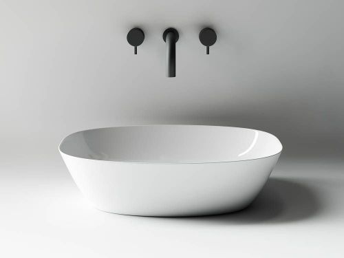 Раковина из сантехнического фарфора Ceramica Nova ELEMENT CN5005 50х40 накладная цвет белый без отверстий под смеситель - фото 3