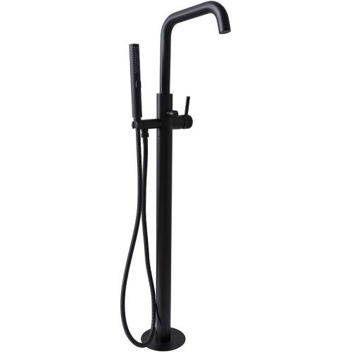 Смеситель для ванны и душа Allen Brau Priority 5.31008-31 напольный черный - фото 3
