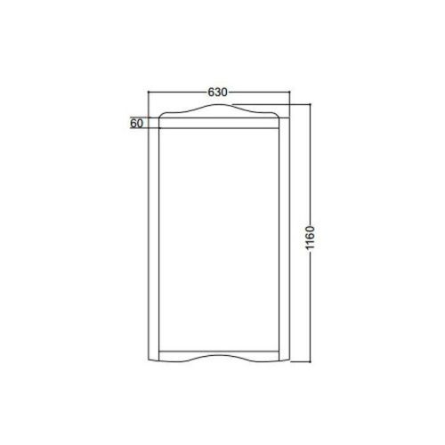 Тумба под раковину Kerasan Retro 735030 70х50 напольная цвет белый - фото 2