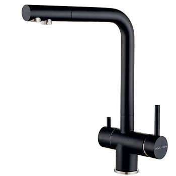 Смеситель для кухни Paulmark SKALEN Sk213020-AN на мойку черный