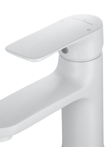 Смеситель Wonzon & Woghand WW-XH-011-MW на раковину белый - фото 4