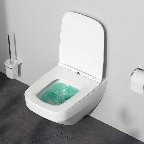 Унитаз подвесной Am.Pm Inspire V2.0 C50A1700MWSC белый с сиденьем микролифт безободковый каскадный смыв - фото 3