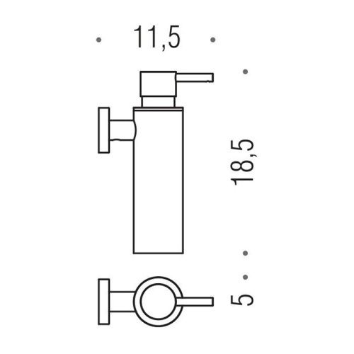 Дозатор Colombo Plus W4981.NM - фото 2