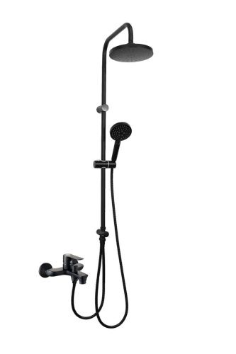 Душевая стойка Orange Aristo M19-932b настенная цвет черный - фото 2