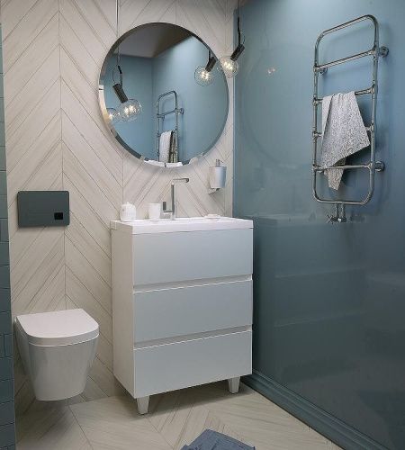 Тумба с раковиной 1MarKa Bumble У90671 60х30 напольная цвет белый - фото 2