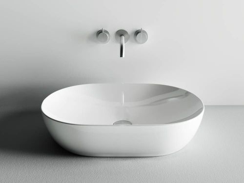 Раковина из сантехнического фарфора Ceramica Nova ELEMENT CN5009 60х40 накладная цвет белый без отверстий под смеситель - фото 5