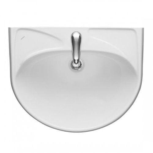 Раковина из сантехнического фарфора Santeri Вест 131118S0011B0 60х50 подвесная цвет белый 1 отверстие под смеситель - фото 2