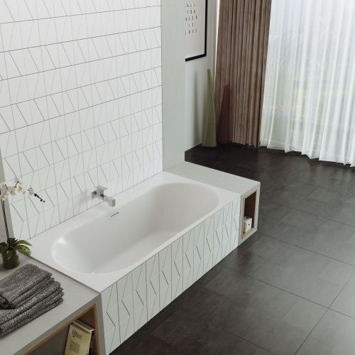 Ванна из искусственного камня Timo ANNELI ANNELI1800 180х90 встраиваемая прямоугольная с ножками - фото 2