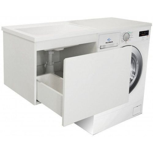 Тумба с раковиной Эстет Dallas Luxe 140 ФР-00002928 70х50 подвесная цвет белый - фото 3