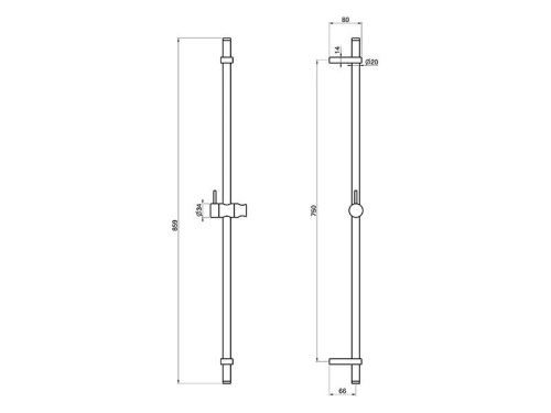 Душевая лейка Fima Carlo Frattini F2491CR цвет хром - фото 2
