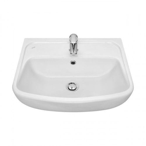 Раковина из сантехнического фарфора Santek Лонги 1WH501755 60х40 подвесная цвет белый 1 отверстие под смеситель - фото 2