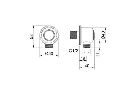 Шланговое подсоединение Aquatek КЛАССИК AQ2461PG - фото 4