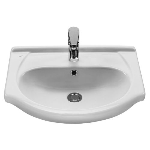 Раковина из сантехнического фарфора Santek Линда WH110156 60х40 накладная цвет белый - фото 2