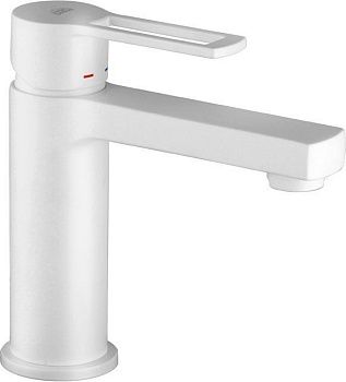 Смеситель Paffoni Ringo RIN071BO на раковину белый