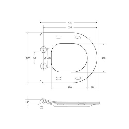 Крышка сиденье для унитаза BelBagno Amanda BB051-2SC - фото 2