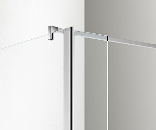 Душевая перегородка Azario CHICAGO AZ-NAR6321 1400 140х195 стекло прозрачное профиль серебро - фото 2