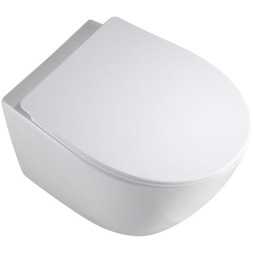 Унитаз подвесной Orange C07-150W белый с сиденьем микролифт смыв торнадо - фото 4