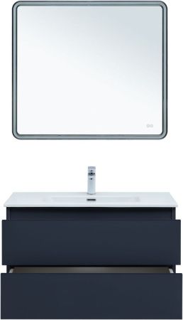Тумба под раковину Aquanet Вега 2.0 00337950 90х50 подвесная цвет синий