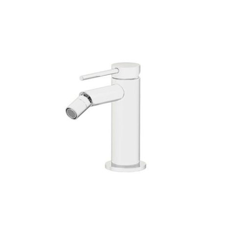 Смеситель Gattoni CIRCLE TWO 9150/91BO на биде белый