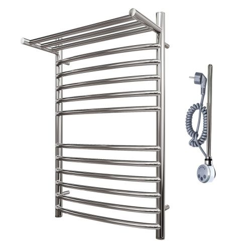 Полотенцесушитель электрический Point Альфа PN05148SPE 45х80 хром - фото 4