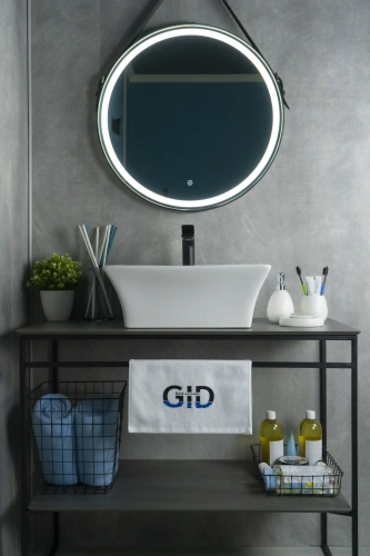 Раковина керамическая Gid Geométrico 51121 50х40 накладная цвет белый 1 отверстие под смеситель - фото 3