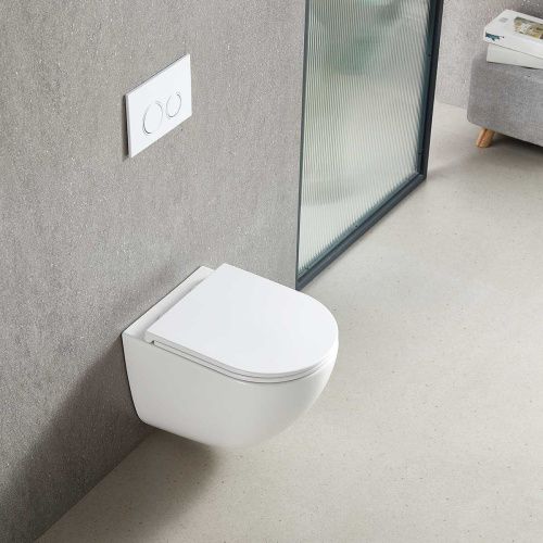 Унитаз подвесной Vincea Bien VT1-51T белый с сиденьем микролифт безободковый смыв торнадо - фото 3