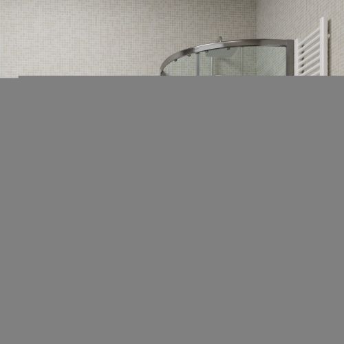 Душевой уголок Parly Z9111 90х90 стекло с рисунком профиль хром с поддоном - фото 5