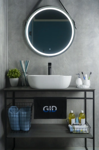 Раковина керамическая Gid Geométrico 53322 50х40 накладная цвет многоцветный без отверстий под смеситель - фото 3