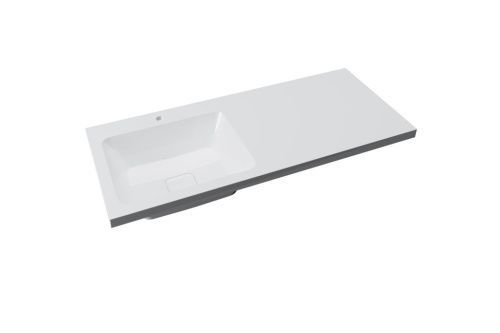 Тумба под раковину Stella Polar Корделия SP-00001043 60х50 напольная цвет серый/белый - фото 5