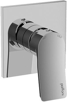 Смеситель для душа Paffoni Tilt TI010ST/M встраиваемый в стену нержавеющая сталь