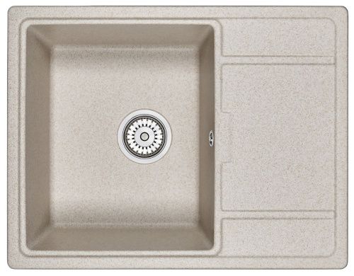 Кухонная мойка Granula 6503, ПИРИТ 65х50 цвет бежевый поверхность матовая