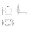 Крышка сиденье для унитаза Catalano Sfera 551200001