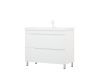 Тумба под раковину Corozo Юрма SD-00001634 100х40 напольная цвет белый