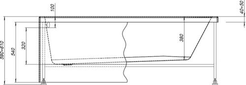 Каркас сварной для ванны Aquanet Light 00242149 - фото 5