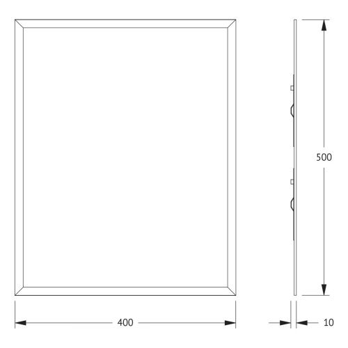 Зеркало Evoform Comfort BY 0905 40х50 подвесное - фото 2