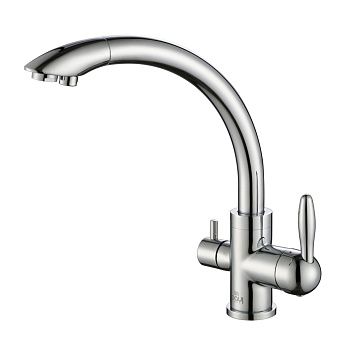 Смеситель для кухни Paulmark ESSEN Es213001-CR на мойку хром