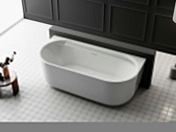 Ванна акриловая Vincea VBT-621B 170х80 отдельностоящая овальная