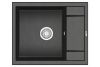 Кухонная мойка Granula 6002, ЧЁРНЫЙ 60х50 цвет черный поверхность матовая