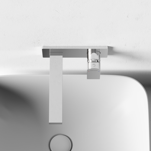 Смеситель для раковины Sancos Studio SC9017CH встраиваемый в стену хром - фото 3