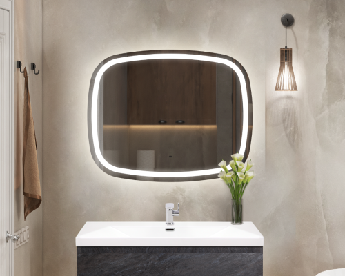 Зеркало с подсветкой Cezares MOLVENO CZR-SPC-MOLVENO-1000-800-MOV 100х80 подвесное - фото 5