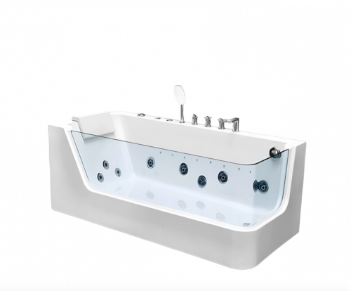 Ванна акриловая Frank 201759001 170х80 угловая асимметричная с каркасом - фото 2