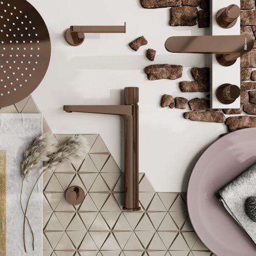 Верхний душ Wasserkraft Asphe 7700 A330 розовое золото - фото 2