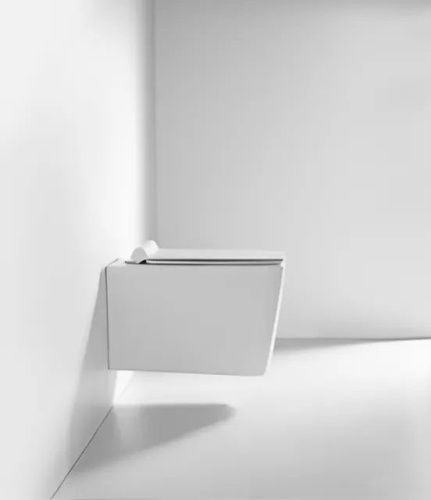 Унитаз подвесной Cerutti SPA CT10583 белый с сиденьем микролифт безободковый смыв торнадо - фото 2