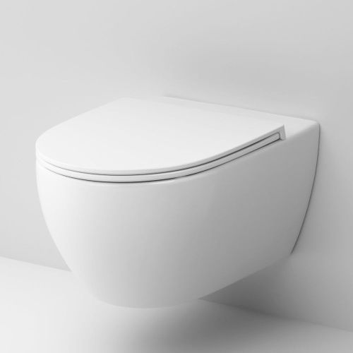 Чаша унитаза подвесная Am.Pm Awe C111700WH цвет белый без сиденья безободковая каскадный смыв - фото 5