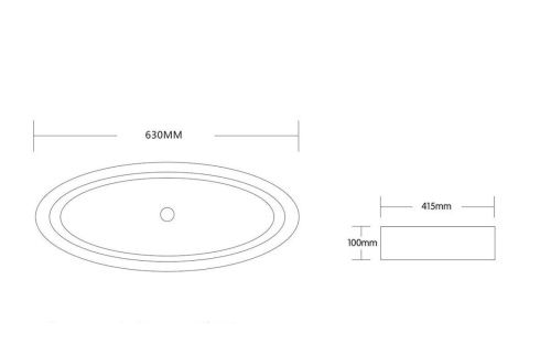 Раковина из сантехнического фарфора Cerutti SPA CR7045 60х40 накладная цвет белый без отверстий под смеситель - фото 2