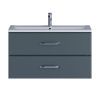 Тумба под раковину Uperwood Foster 291020523 90х50 подвесная цвет серый