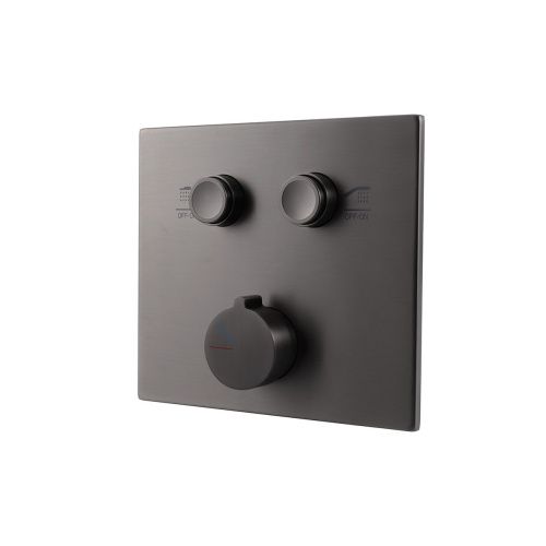 Душевая система Vincea VSFW-4211GM встраиваемая в стену цвет вороненая сталь - фото 4