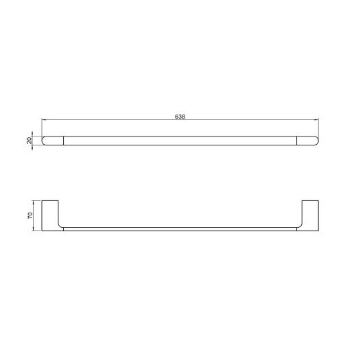 Полотенцедержатель Timo Luiro 18453/17 - фото 2