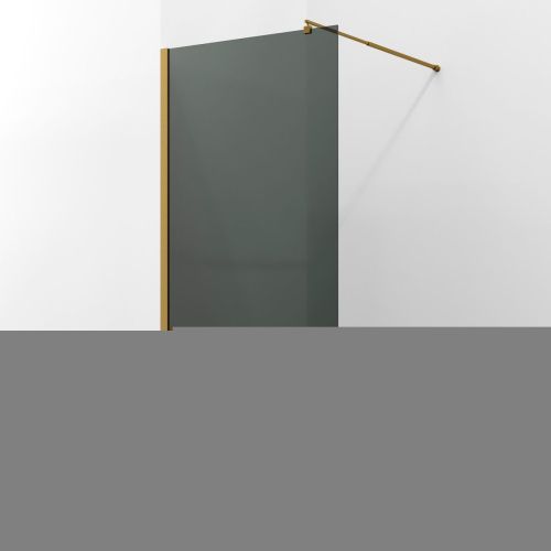 Душевая перегородка Wasserkraft Rur 30W 30W40BG-TG 120х200 стекло тонированное профиль золото - фото 3