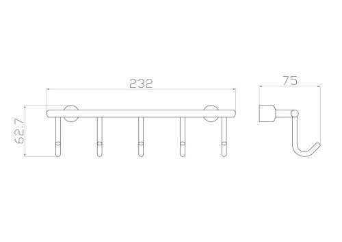 Крючок Wonzon & Woghand WW-9382-5 - фото 2